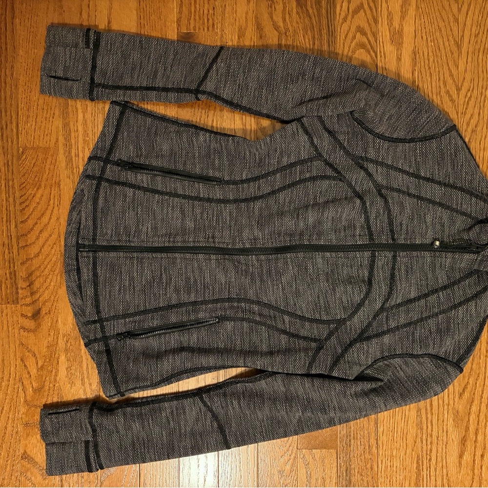 Lululemon Black Stripped Define Jacket